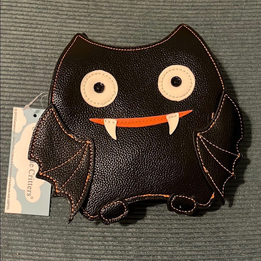 NWT Sleepyville Critters Bat Crossbody Bag